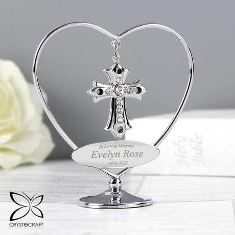 In Loving Memory Crystocraft Cross - Gift Moments