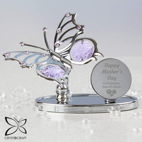 Happy Mother's Day Crystocraft Butterfly - Gift Moments