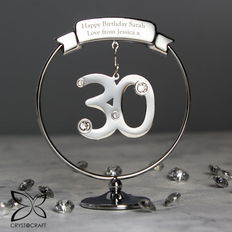 Crystocraft 30th Celebration Ornament - Gift Moments