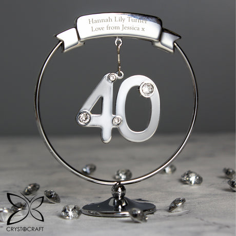 Crystocraft 40th Celebration Ornament - Gift Moments