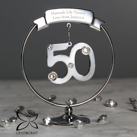 Crystocraft 50th Celebration Ornament - Gift Moments