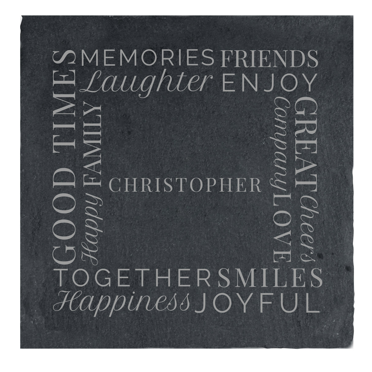 Together' Single Slate Coaster - Gift Moments