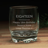 Free Text Glass Tumbler - Gift Moments