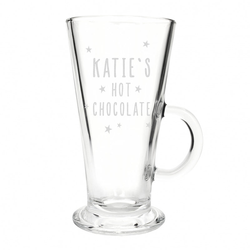Stars Hot Chocolate Latte Glass - Gift Moments