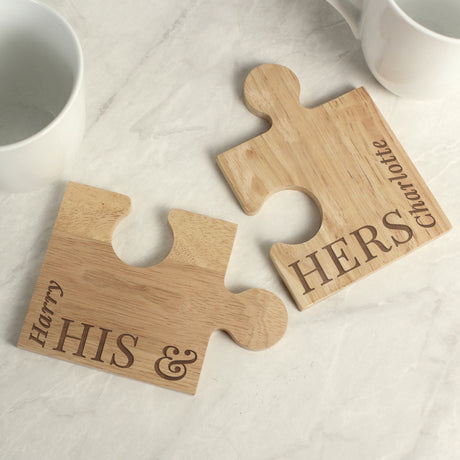 His & Hers Jigsaw Piece Set - Gift Moments