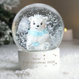 Message Polar Bear Snow Globe - Gift Moments