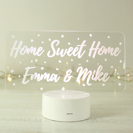 Polka-Dot Message LED Colour Changing Light - Gift Moments