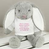 Message Bunny Rabbit In Jumper - Pink - Gift Moments