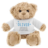 Blue Name & Message Teddy Bear - Gift Moments
