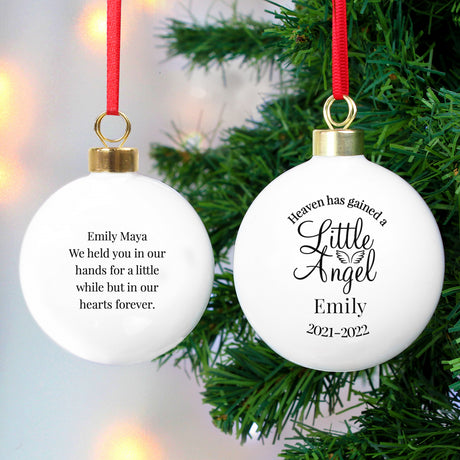 Little Angel Memorial Bauble - Gift Moments