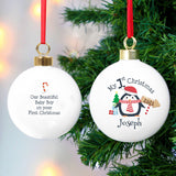 My 1st Christmas Penguin Bauble - Gift Moments
