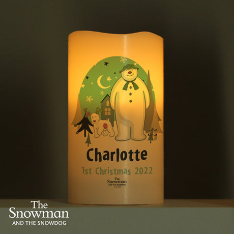 The Snowman and the Snowdog LED Candle - Gift Moments