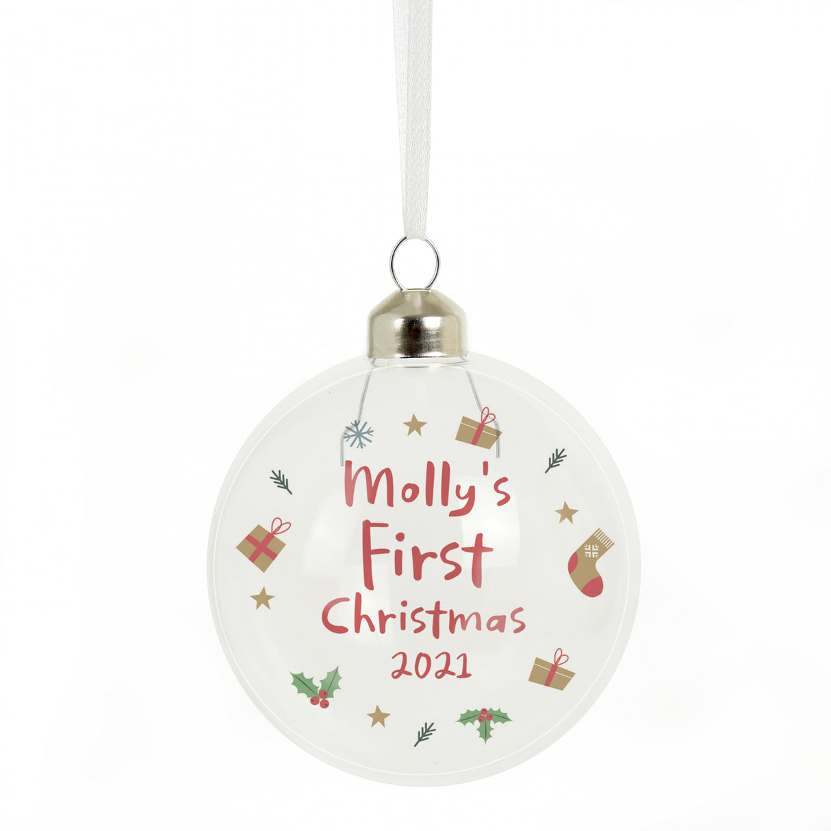 First Christmas Glass Bauble - Gift Moments