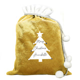 Christmas Tree Luxury Gold Sack - Gift Moments