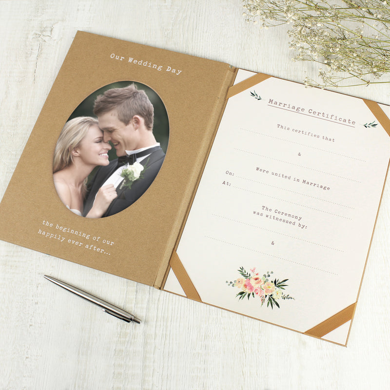 Wedding Certificate Display Book - Gift Moments