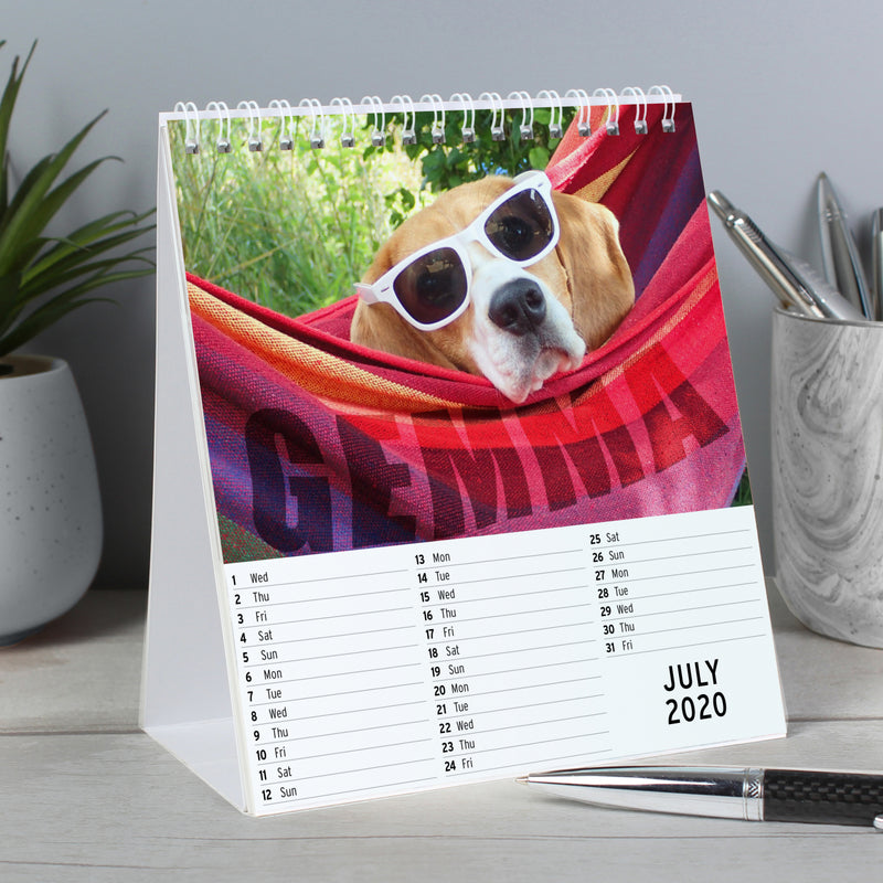 Barking Mad Dog Desk Calendar - Gift Moments