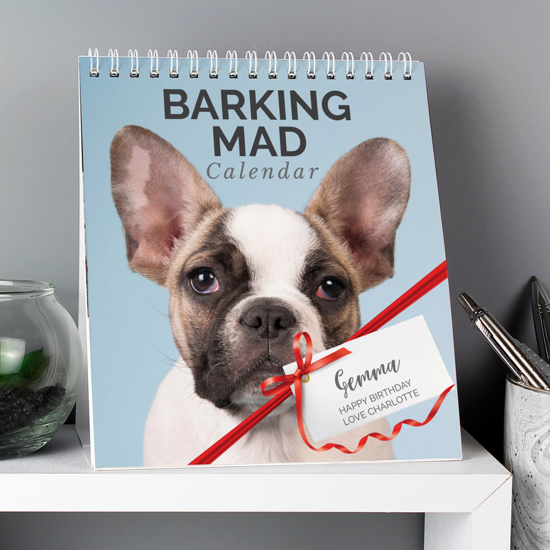 Barking Mad Dog Desk Calendar - Gift Moments