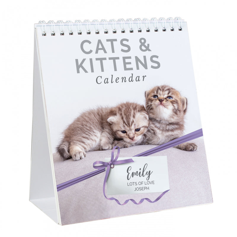 Cats and Kittens Desk Calendar - Gift Moments