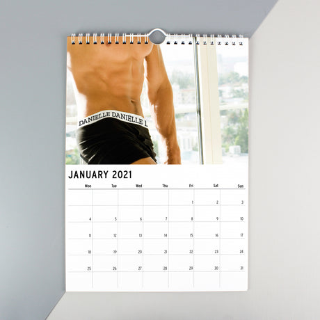 A4 Hot Hunks Calendar - Gift Moments