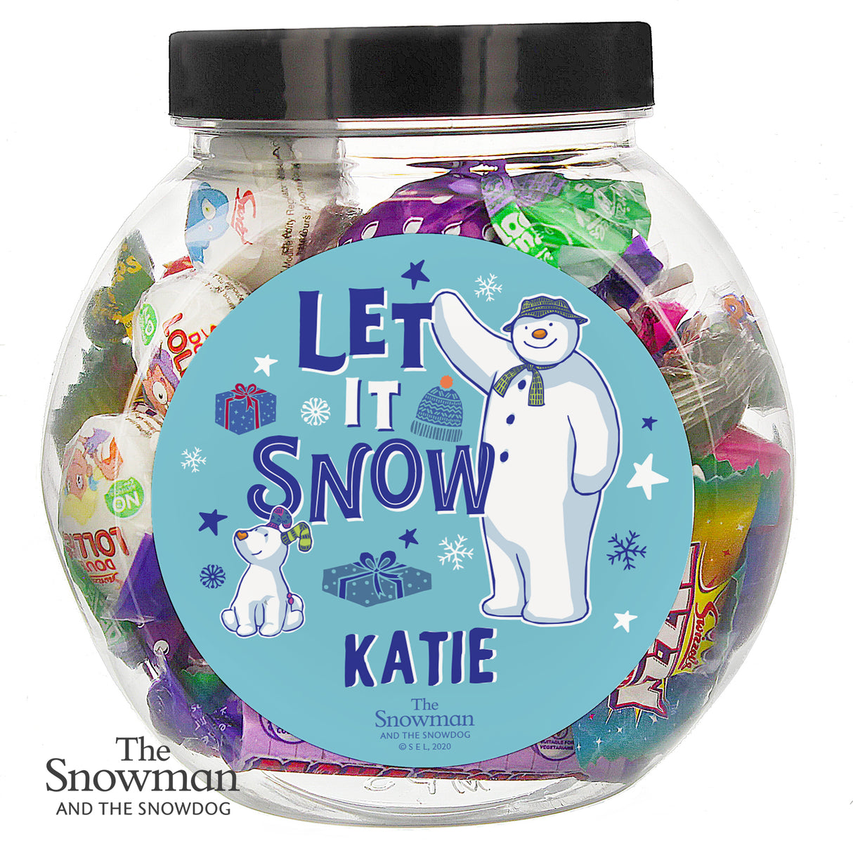 The Snowman and the Snowdog Sweet Jar - Gift Moments