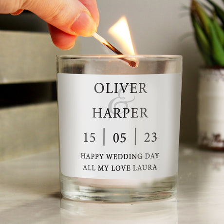 Couples Jar Candle - Gift Moments