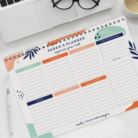 Tropical A4 Desk Planner - Gift Moments
