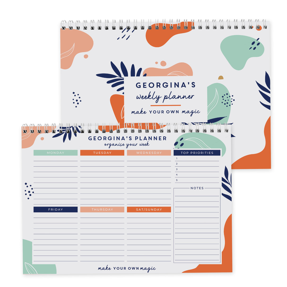 Tropical A4 Desk Planner - Gift Moments