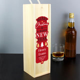 Merry Christmas & New Year Bottle Box - Gift Moments