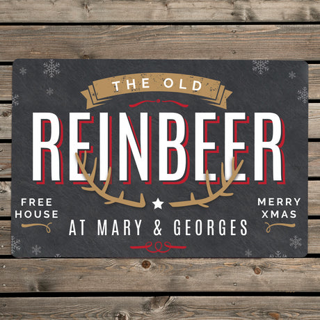 Reinbeer Christmas Drinks Sign - Gift Moments