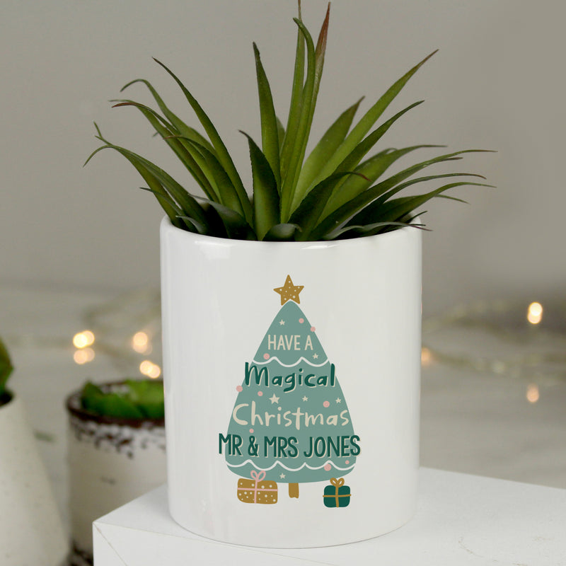 Have A Magical Christmas Plant Pot - Gift Moments
