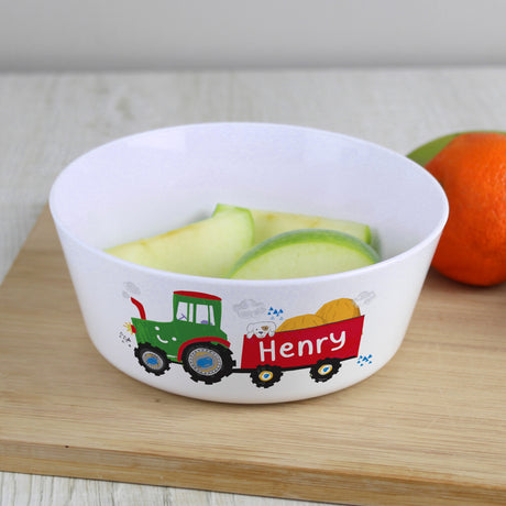 Tractor Plastic Bowl - Gift Moments