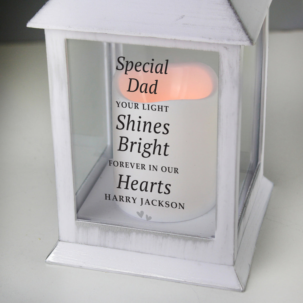 Your Light Shines Bright' White Lantern - Gift Moments