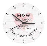 Couples Wooden Clock - Gift Moments