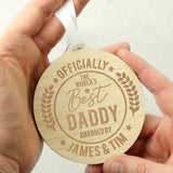 Officially The Best Wooden Medal - Gift Moments