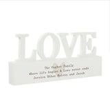 Free Text Heart Love Ornament - Gift Moments