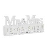 Big Date Mr & Mrs Ornament - Gift Moments
