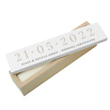 Big Date Wooden Certificate Holder - Gift Moments