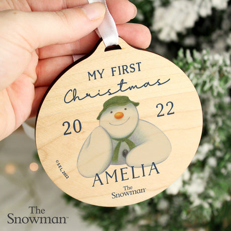 The Snowman My First Christmas Decoration - Gift Moments
