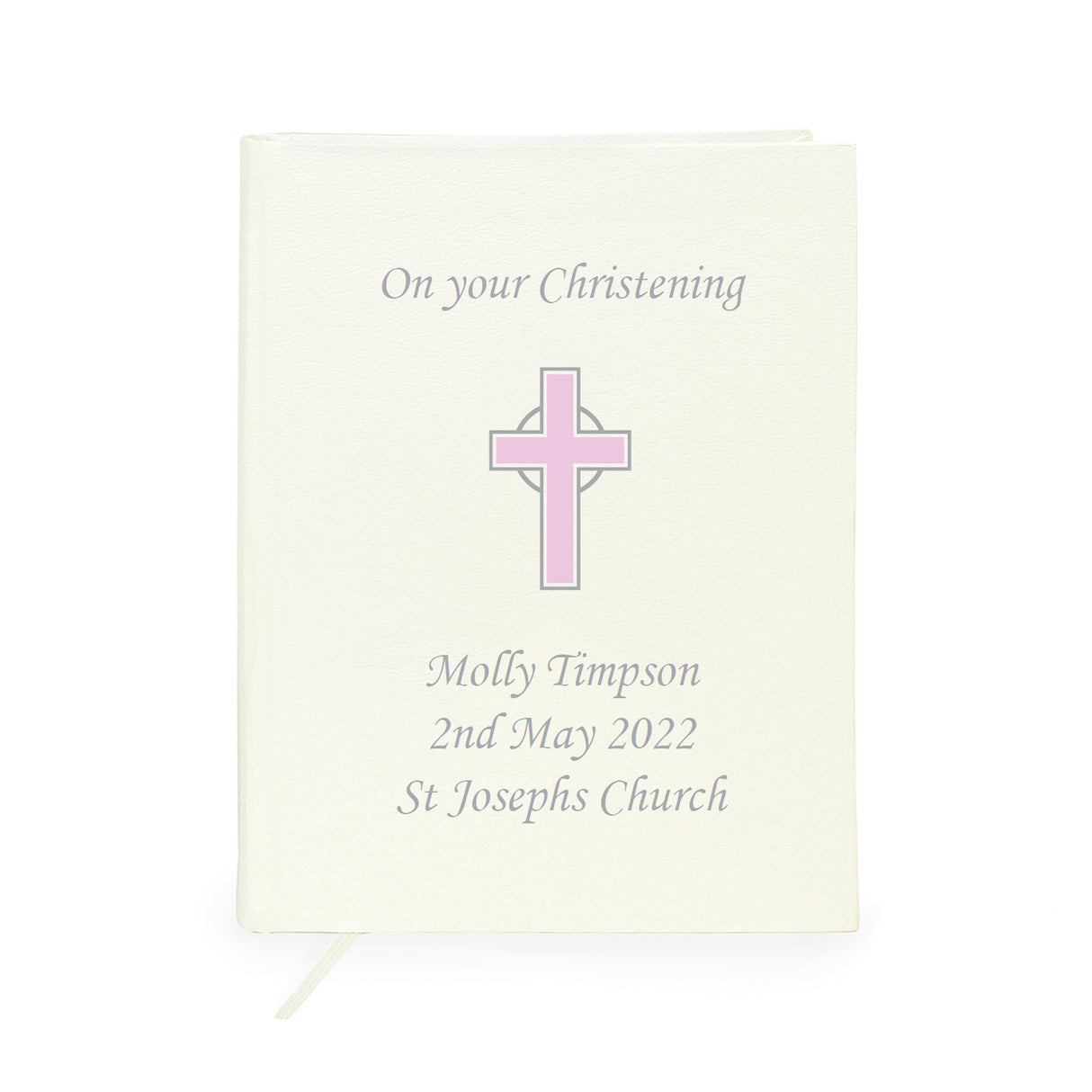 Pink Cross Holy Bible - Eco-friendly - Gift Moments