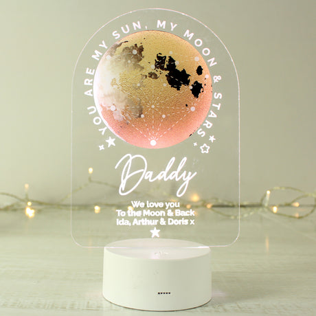 Sun Moon & Stars LED Colour Changing Light - Gift Moments