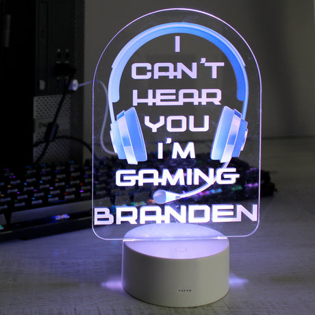 Blue Gaming LED Colour Changing Light - Gift Moments