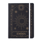 Celestial Black Hardback Notebook - Gift Moments