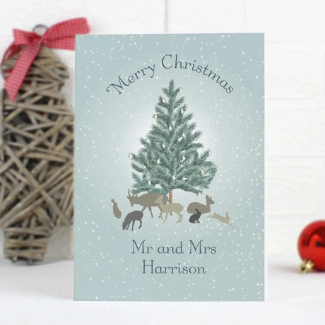 Personalised A Winter's Night Christmas Card - Gift Moments