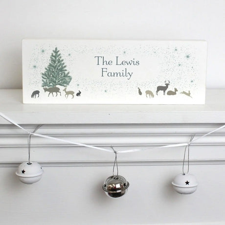 Personalised A Winter's Night Wooden Block - Gift Moments