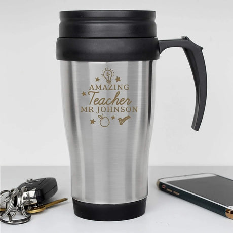 Personalised Amazing Teacher Travel Mug - Gift Moments