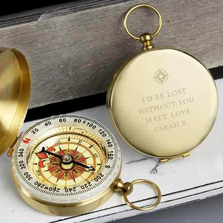 Personalised Any Message Keepsake Compass - Gift Moments