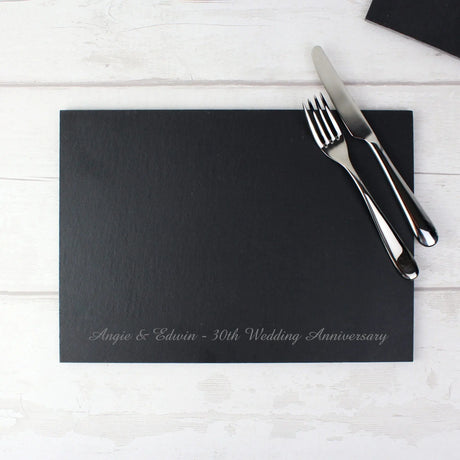 Personalised Any Message Slate Placemat - Gift Moments