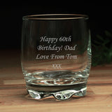 Personalised Any Message Tumbler Glass - Gift Moments