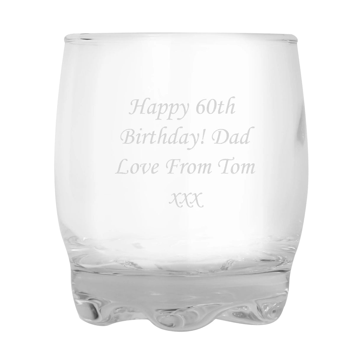 Personalised Any Message Tumbler Glass - Gift Moments