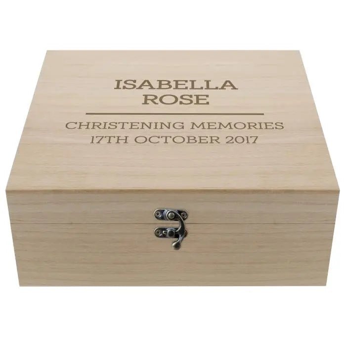 Any Message Wooden Keepsake Box - Gift Moments